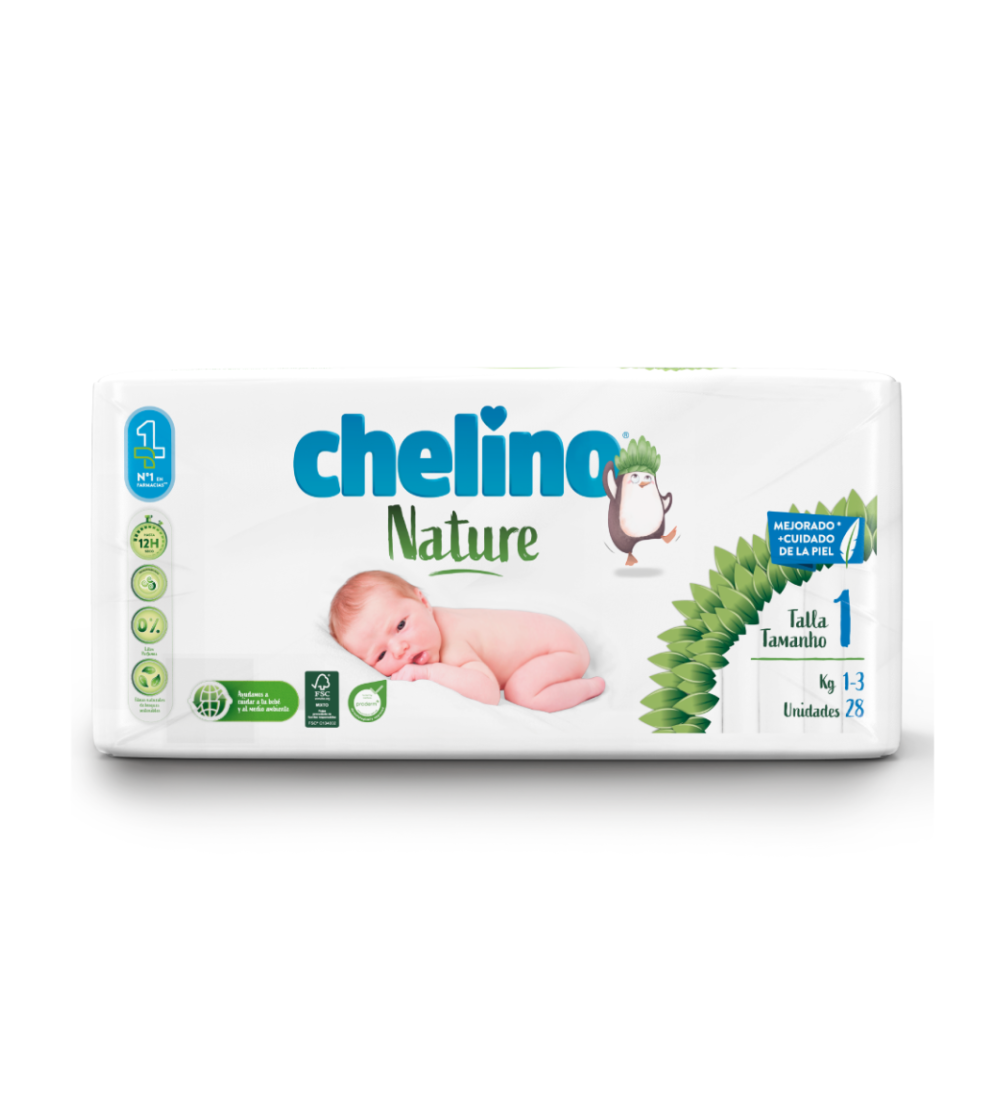 pañales chelino nature talla 1